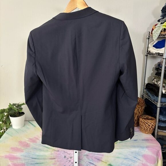 Theory 38 S CHAMBERS blazer wool blend Blue Professional Suit Modern Fit - Picture 7 of 14